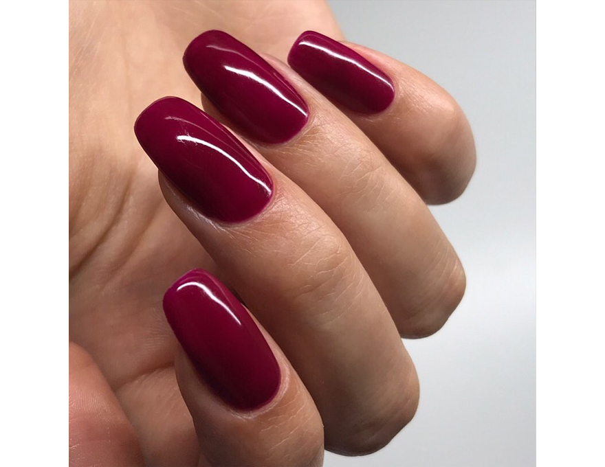 CND Гель-лак для ногтей Shellac Tinted Love (насыщенный вишневый, темно-красный, эмаль), 7,3мл