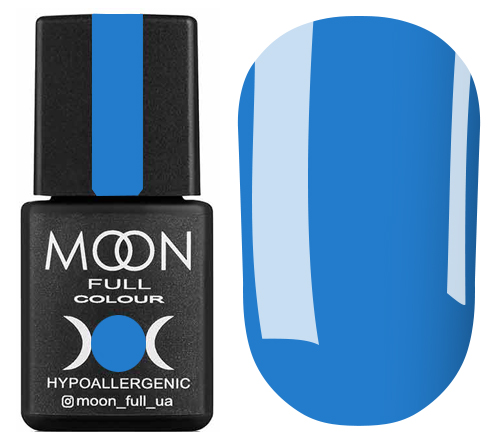 Гель-лак MOON FULL color Gel polish №182 (блакитний, емаль), 8 мл Гель-лак MOON FULL color Gel polish №182 (блакитний, емаль), 8 мл