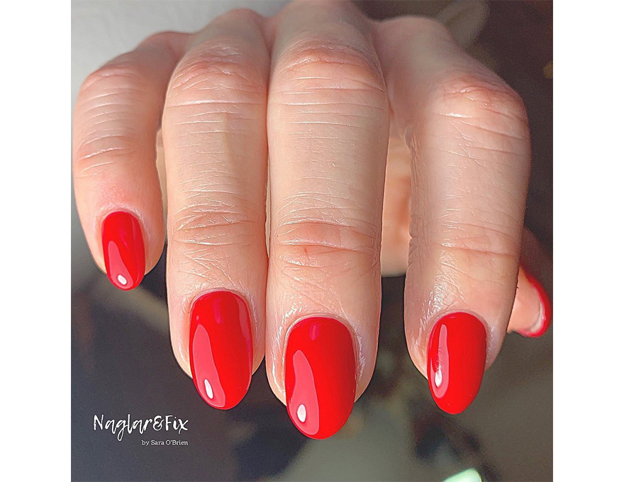 CND Гель-лак для нігтів Shellac Wildfire (червоний класичний), 7,3 мл