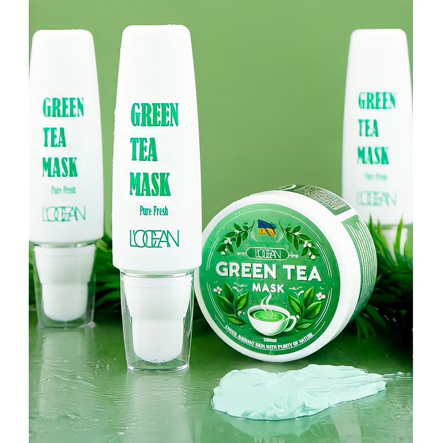 LOCEAN Face mask Green Tea, 100 ml
