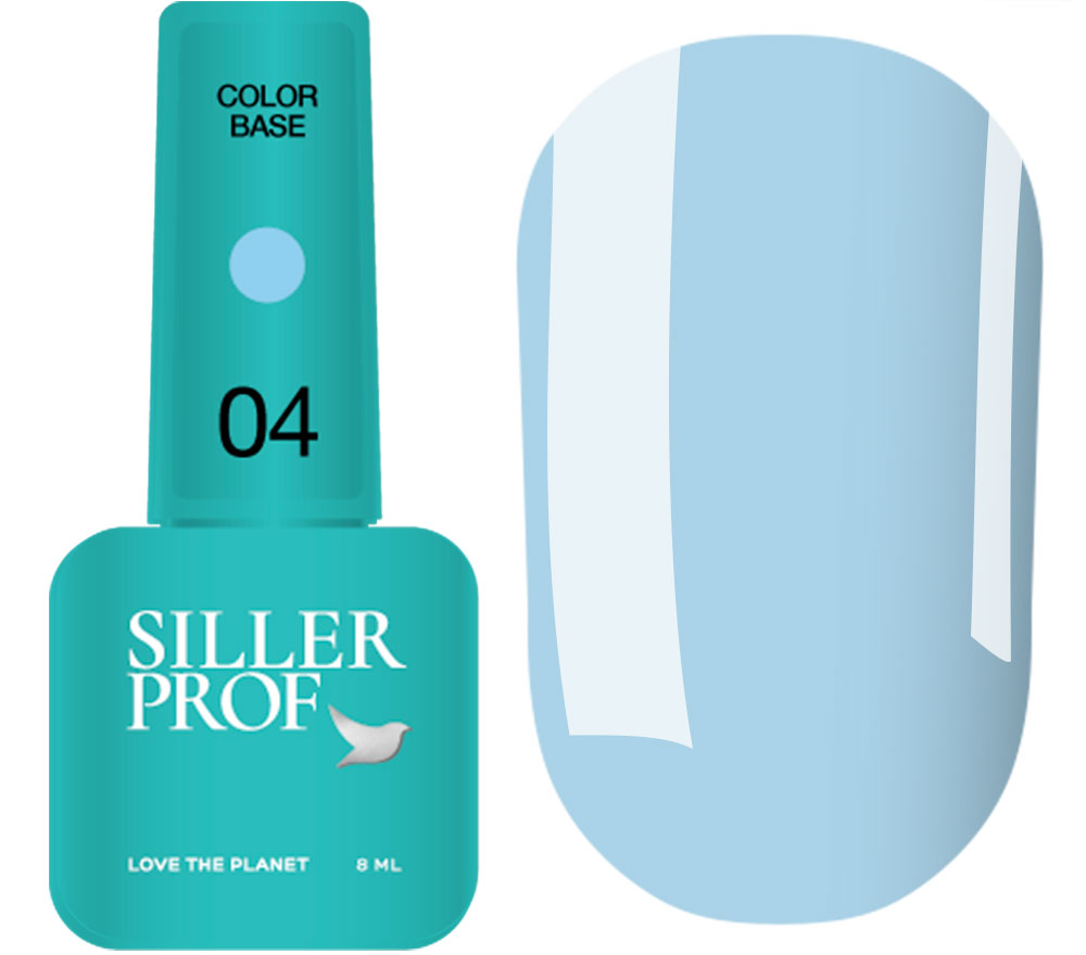 Siller База для нігтів Color Base №04, 8 мл