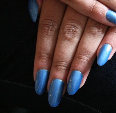CND Shellac Water Park gel-varnish (muted blue, enamel), 7.3 ml