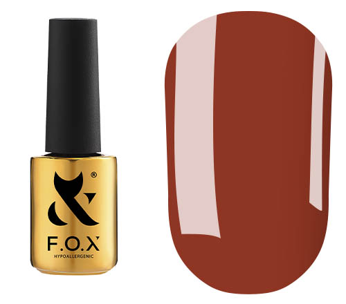 FOX Spectrum gel varnish No. 034 (dark terracotta, enamel), 7 ml