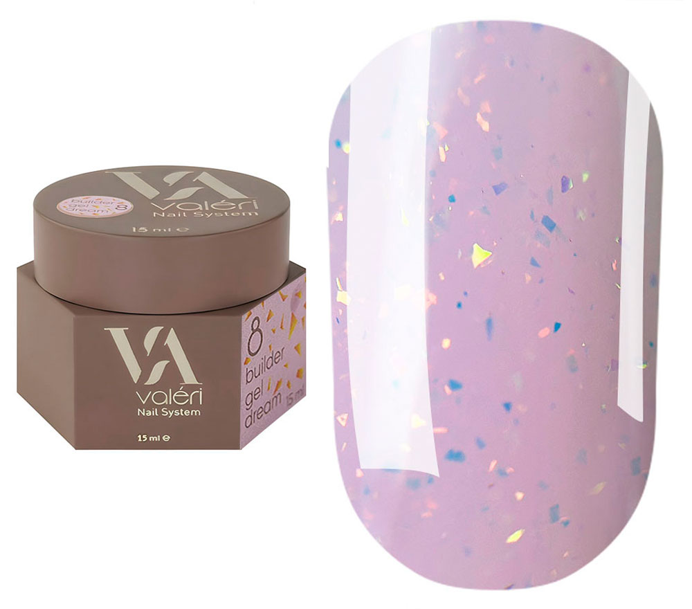 Valeri Гель для нігтів Dream Builder Gel 08, 15 мл