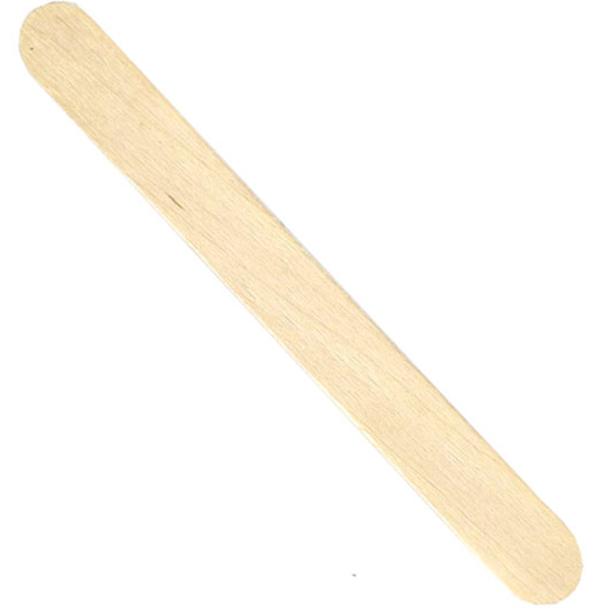 Disposable wooden spatula for wax, narrow, 1 pc