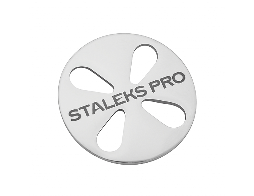 Диск педикюрний PODODISC STALEKS PRO S в комплекті з змінним файлом 180 грит 5 шт (15 мм)