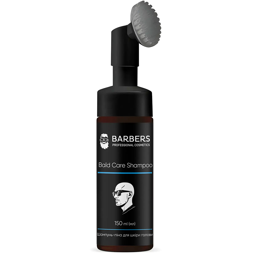BARBERS Шампунь-піна для шкіри голови без волосся Bald Care Shampoo, 150 мл