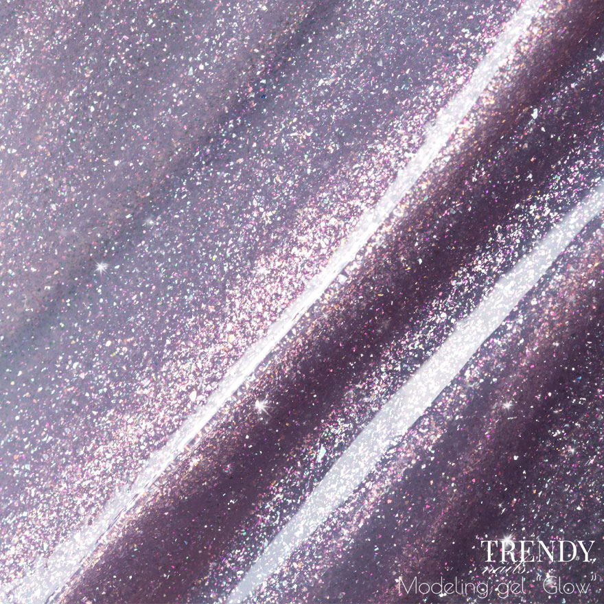 Trendy Nails Гель для ногтей Modeling Gel GLOW, 15 мл
