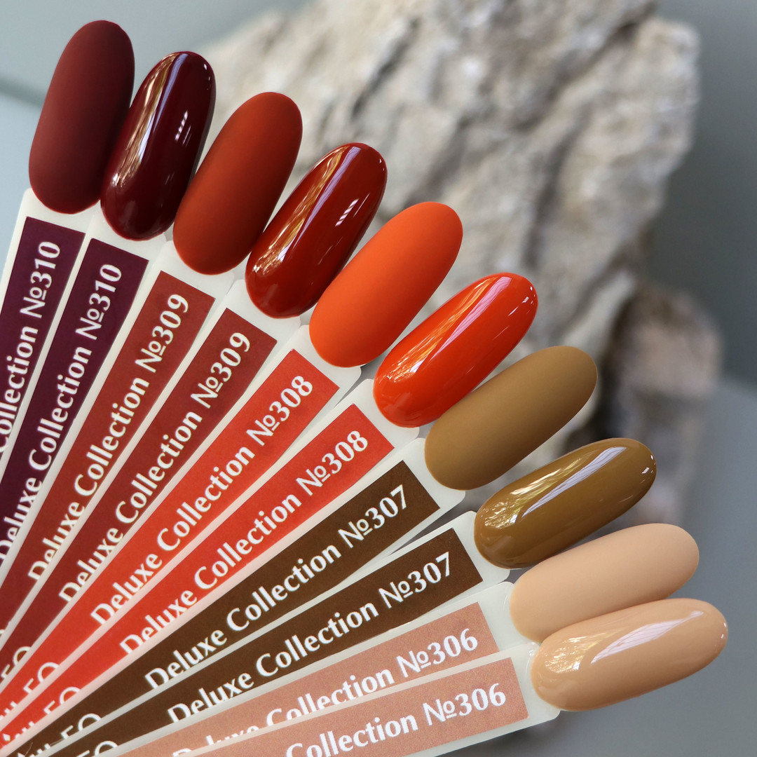 Gel Polish Komilfo Deluxe Series D308 (red brick, enamel), 15 ml.