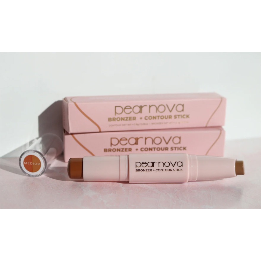Pear Nova Кремовий бронзер Bronzer + Contour Stick, 1,8 г, 3,4 г