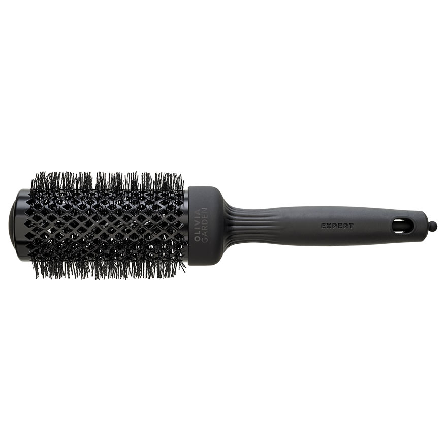 Olivia Garden Брашинг термо Expert Blowout Shine Wavy Bristles Black Label 45 мм,