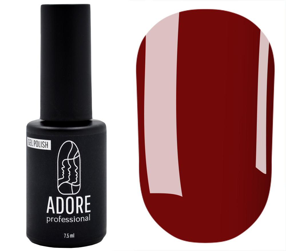 Gel Polish ADORE Professional No. 343 (cherry red, enamel), 7.5 ml