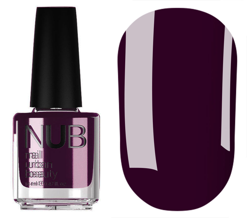 Nail polish NUB 043 Mirror Violet (purple, enamel), 14 ml