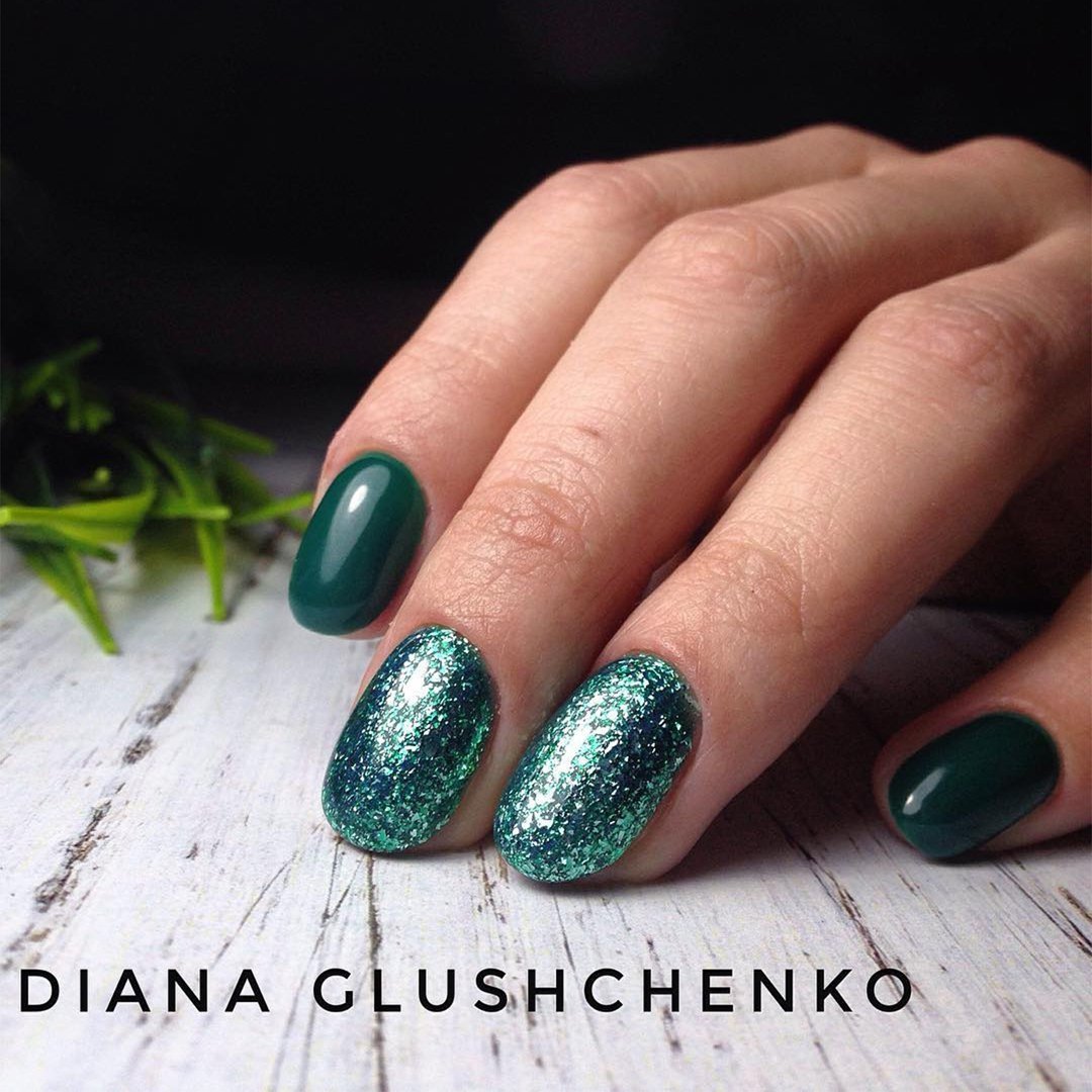 Гель-лак Kira Nails №079 (насичений зелений, емаль), 6 мл