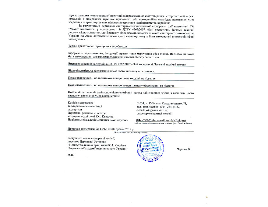 Mayur hygiene report