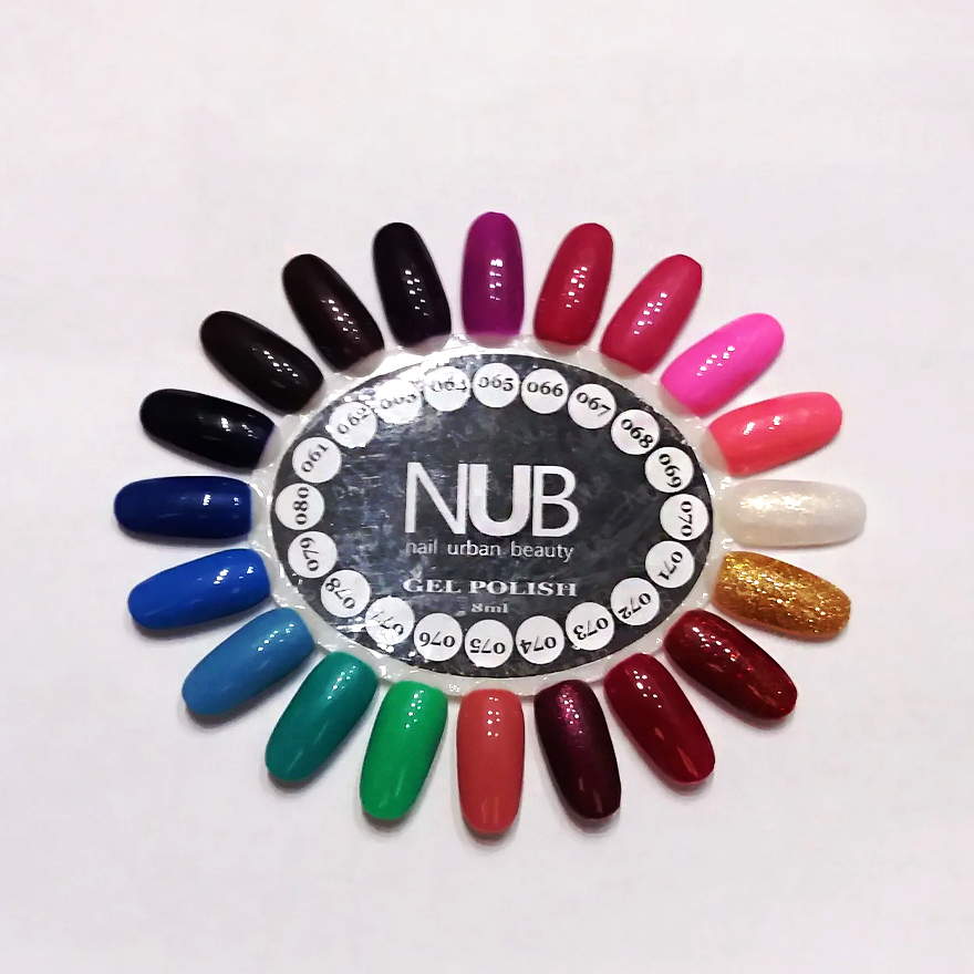 NUB 070 She's Not Me gel varnish (white with holographic glitter), 8 ml NUB 070 She's Not Me gel varnish (white with holographic glitter), 8 ml