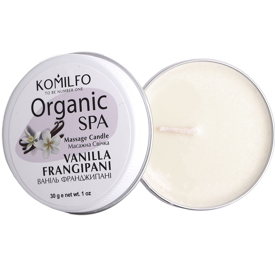 Массажная свеча Komilfo Massage Candle - Vanilla Frangipani, 30 г Массажная свеча Komilfo Massage Candle - Vanilla Frangipani, 30 г
