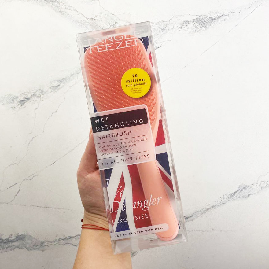 Tangle Teezer The Large Wet Detangler Peach Glow