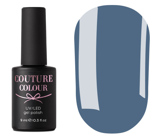 Гель-лак Couture Colour №052 (дымчатый синий, эмаль), 9 мл