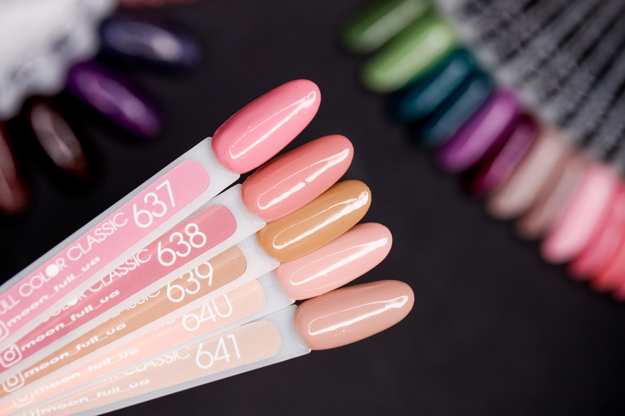 Гель-лак MOON FULL color Gel polish №639 насичений латте, 8 мл