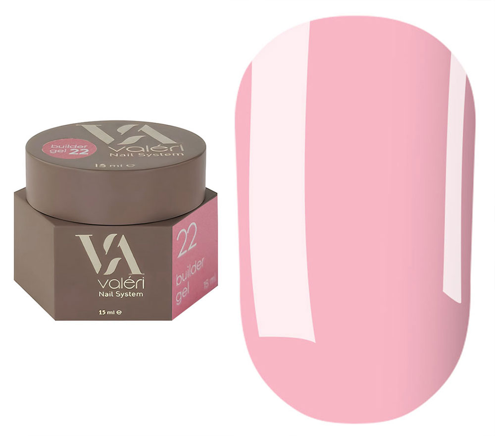 Valeri Гель для нігтів Builder Gel 22, 15 мл