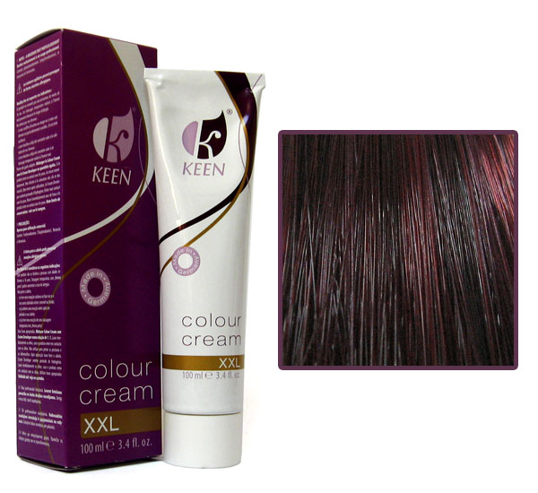 Hair color cream KEEN 6.6 eggplant, 100 ml