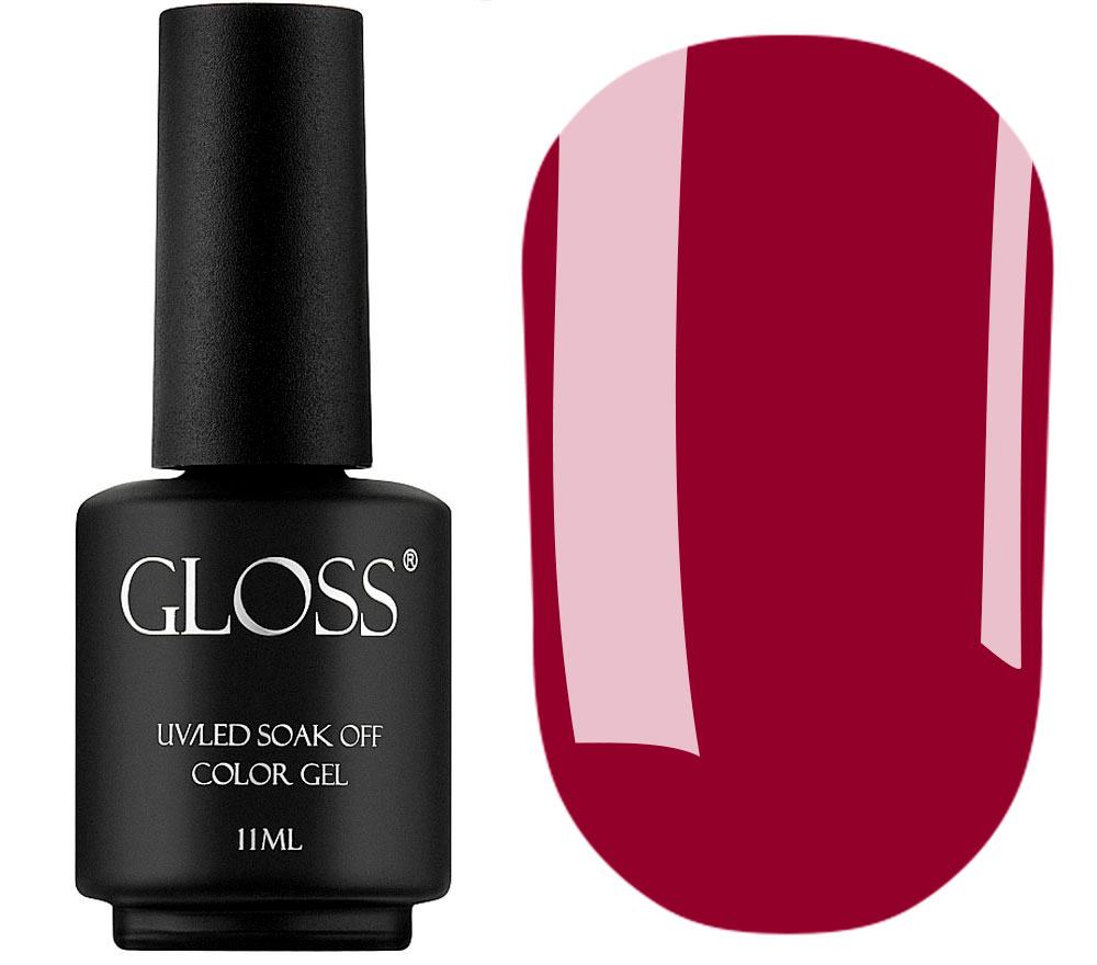 Gloss Gel polish No. 121 gel-varnish (pink translucent, for a jacket, enamel), 11 ml