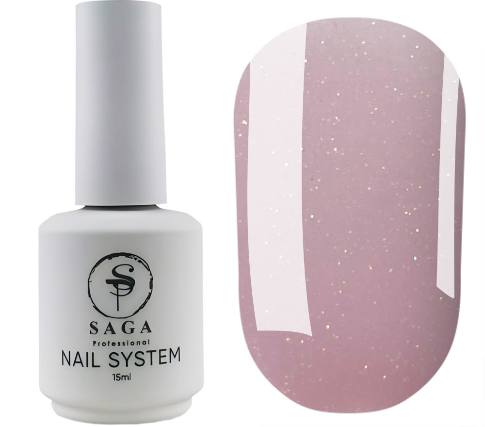 SAGA professional LIQUID GEL 19 (пыльно-розовый с микроблеском), 15 мл SAGA professional LIQUID GEL 19 (пыльно-розовый с микроблеском), 15 мл