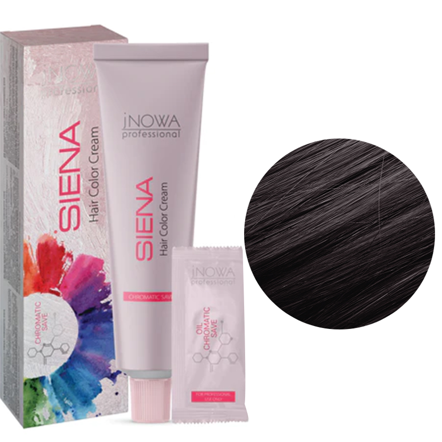 JNOWA PROFESSIONAL SIENA CHROMATIC SAVE Hair dye 4/00, 90 ml