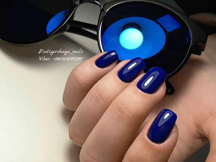 Гель-лак Kira Nails №029 (синьо-фіолетовий, емаль), 6 мл