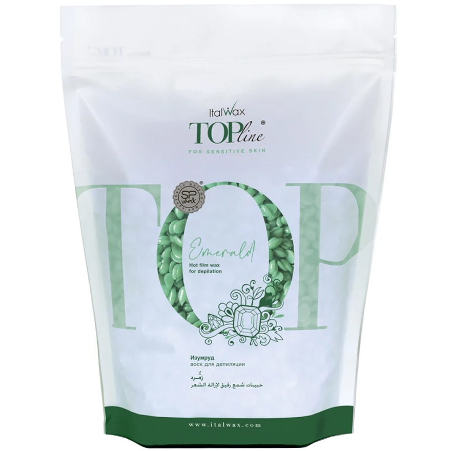 ITALWAX Hot wax granules Emerald Top Line, 750 g