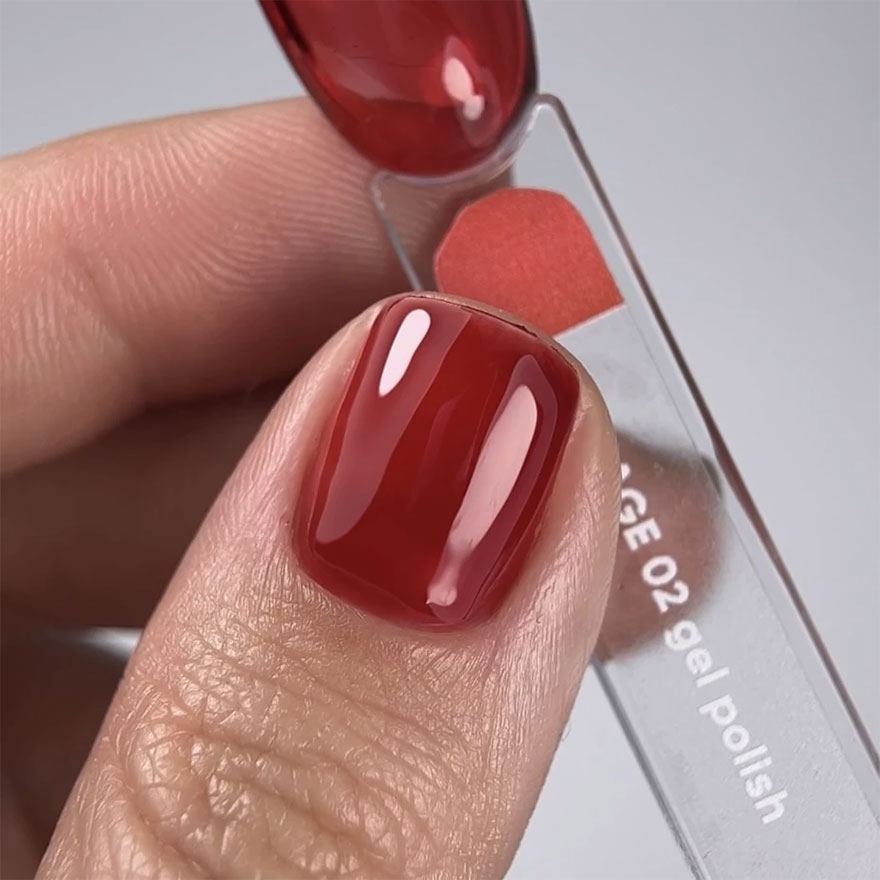 Nails Of The Day Гель-лак Vitrage 02 (червоний), 10 мл Nails Of The Day Гель-лак Vitrage 02 (червоний), 10 мл