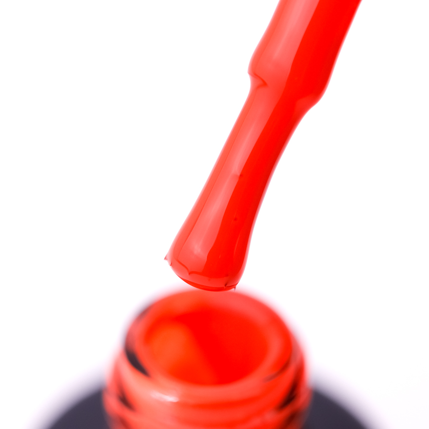ADORE Professional gel polish No. 489 (red-orange, neon), 7.5 ml