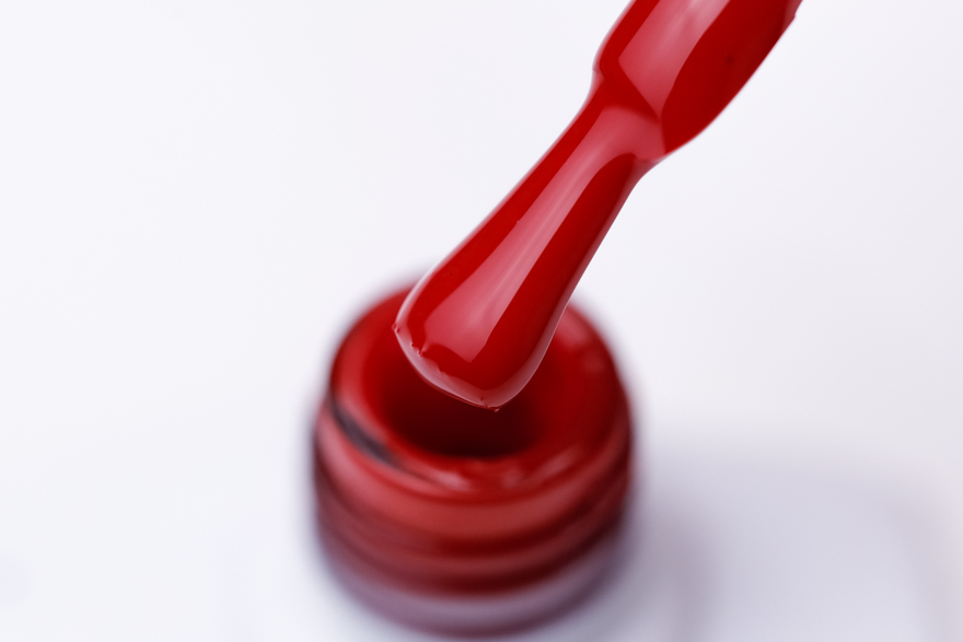 Molekula gel varnish No. 025 (red, enamel), 11 ml