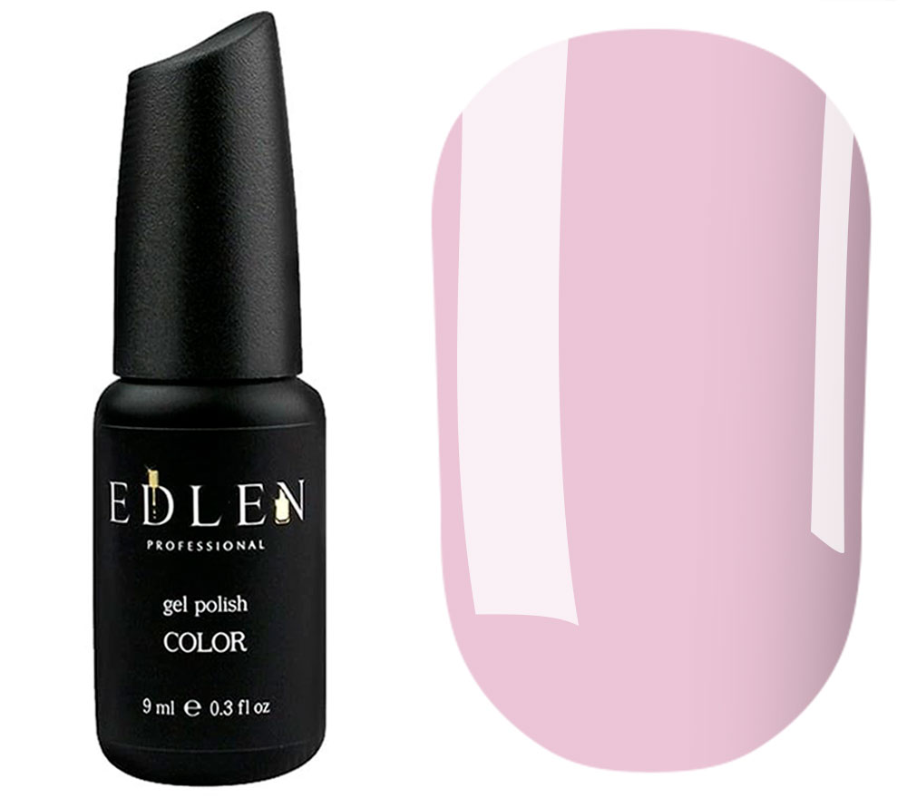 Edlen Gel nail polish 021 (pale pink, enamel), 9 ml