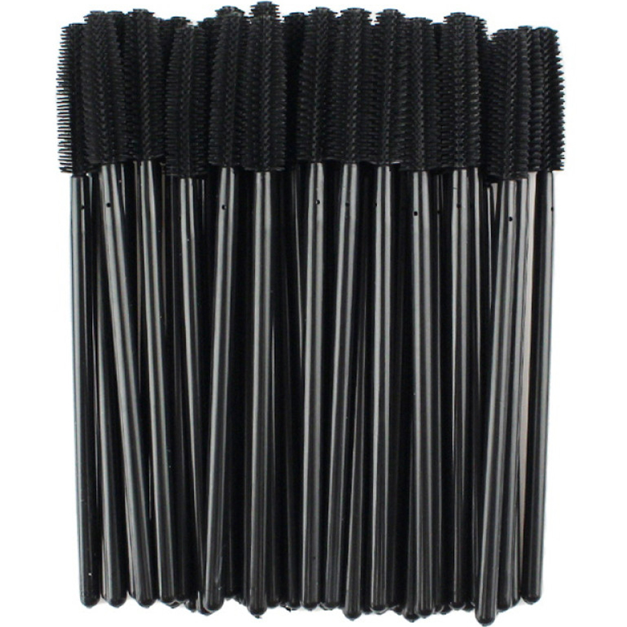 Hair brush, nylon, red with black base, 1 pc.