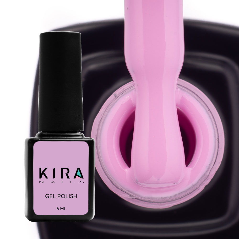 Kira Nails gel-varnish No. 103, (pink-purple, enamel), 6 ml