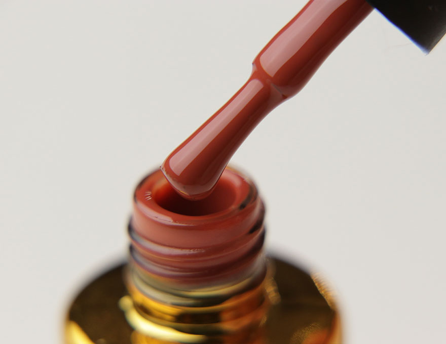 FOX Spectrum gel varnish No. 034 (dark terracotta, enamel), 7 ml