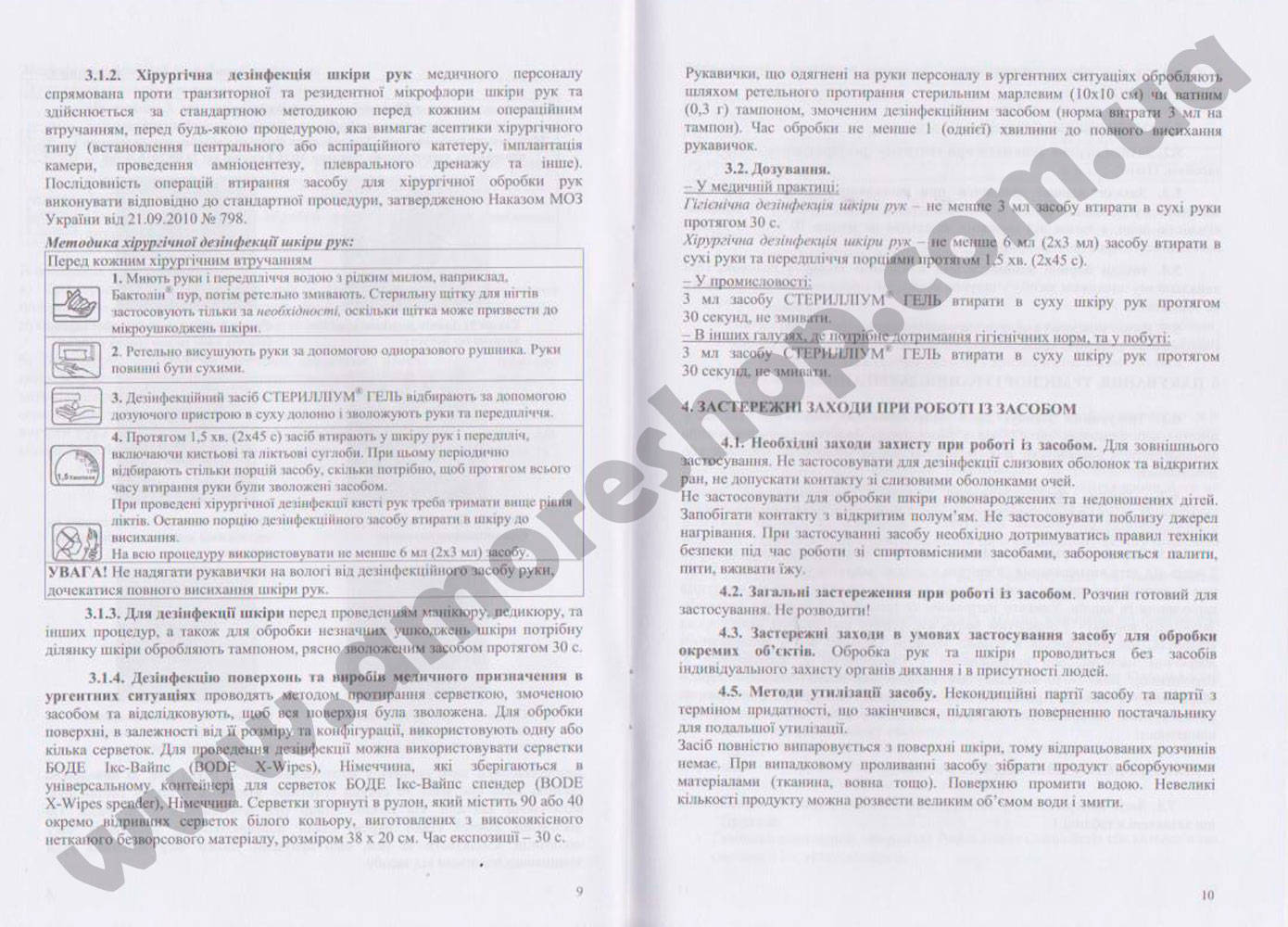 Hygienic conclusion Sterillium Gel (Sterillium gel)
