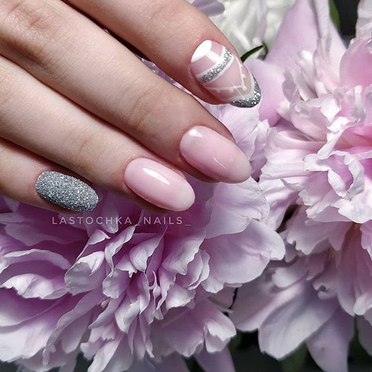 Гель-лак Kira Nails №004 рожевий камуфляж для френча, емаль), 6 мл