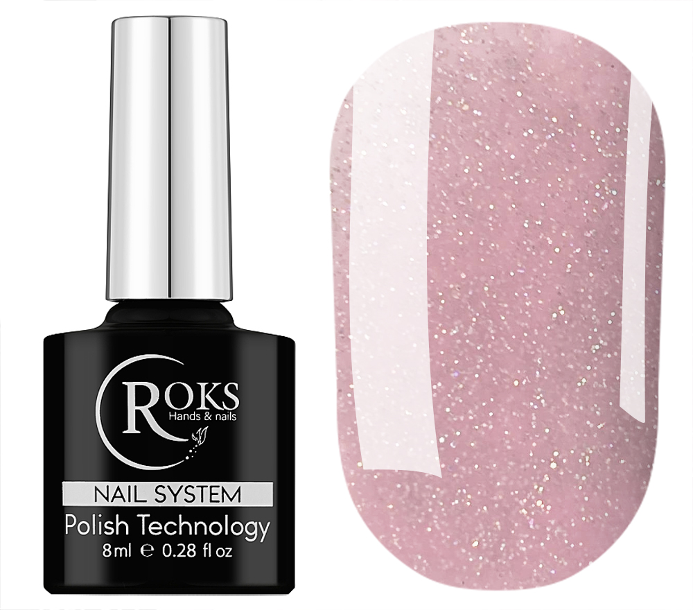 Roks Base for nails Base Rubber French No. 024, 8 ml