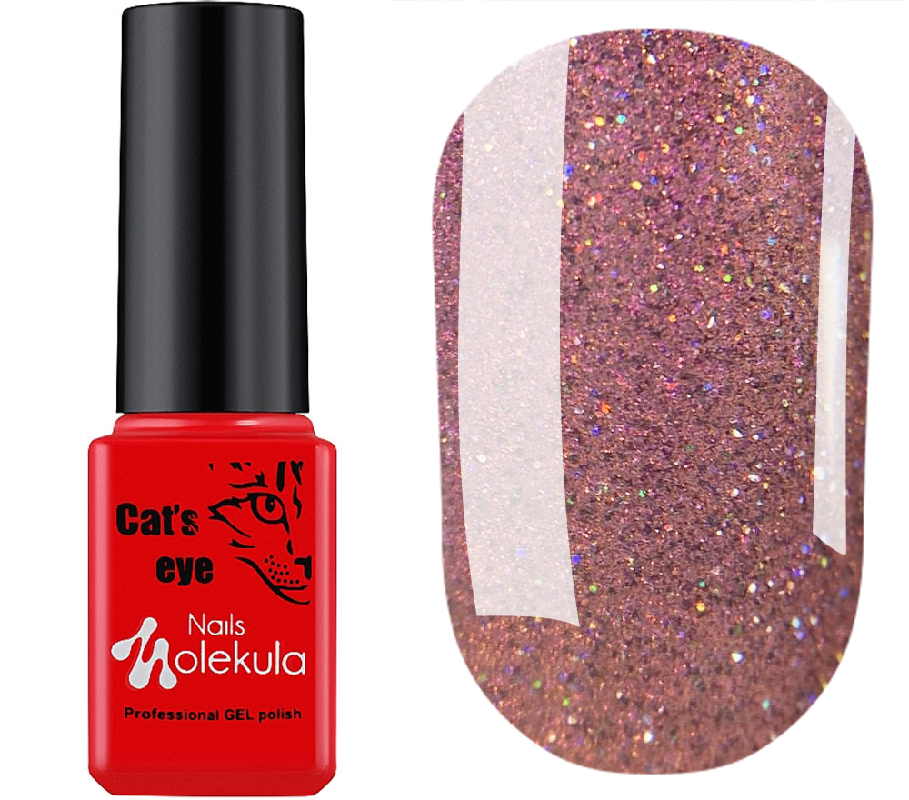 Molekula Gel nail polish Flash Dragon Eyes №DE05, 6 ml