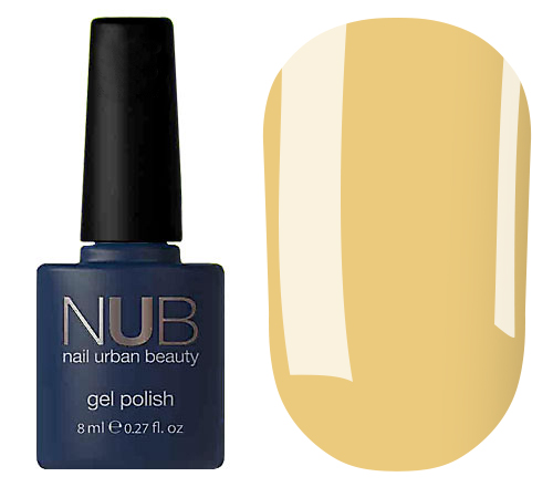 Гель-лак NUB 202 (карамельно-жовтий​, емаль), 8 мл