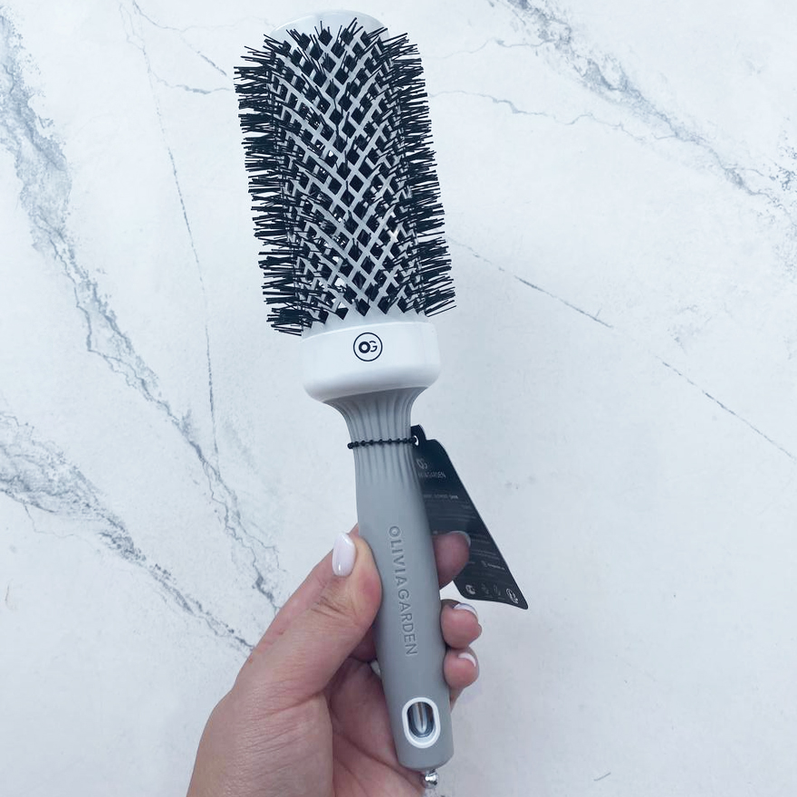 Olivia Garden Brushing thermo EXPERT BLOWOUT Shine White & Gray 45 mm Olivia Garden Brushing thermo EXPERT BLOWOUT Shine White & Gray 45 mm