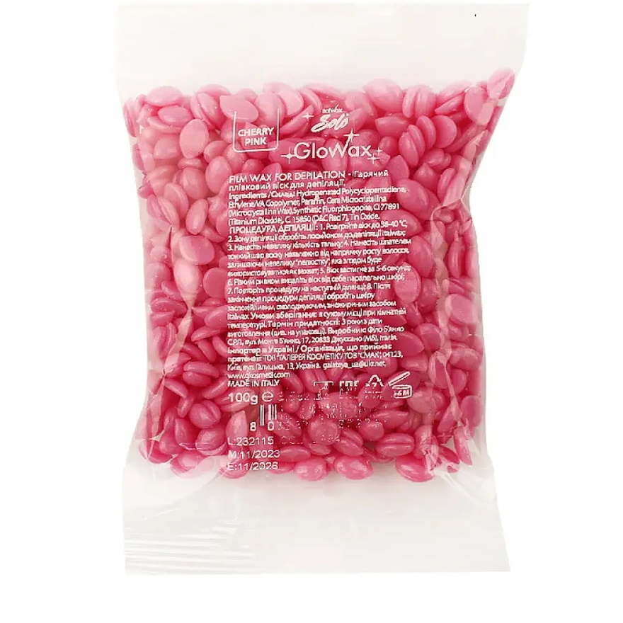 ITALWAX Hot wax in granules Pink cherry, 100 g