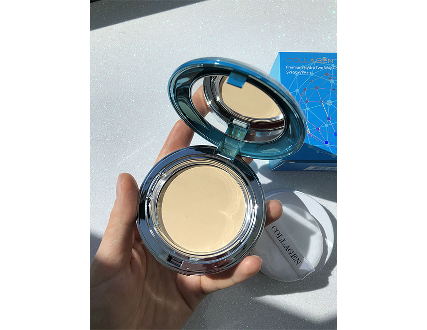 УЦІНКА ENOUGH Collagen Premium Hydro To Way Cake SPF50+/PA++, пудра №13 + змінний блок, НЕ ТОВАРНИЙ ВИД