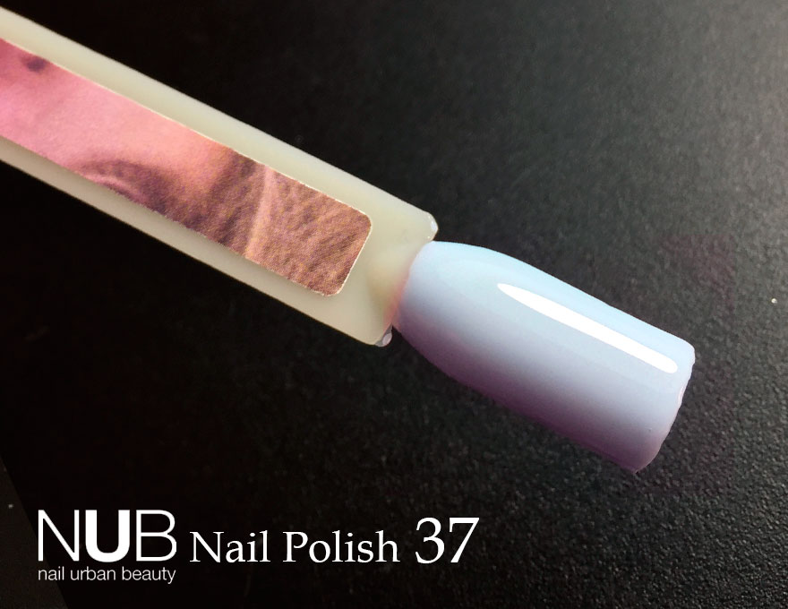 Nail polish NUB 037 Harmonious Mess (pale blue, enamel), 14 ml
