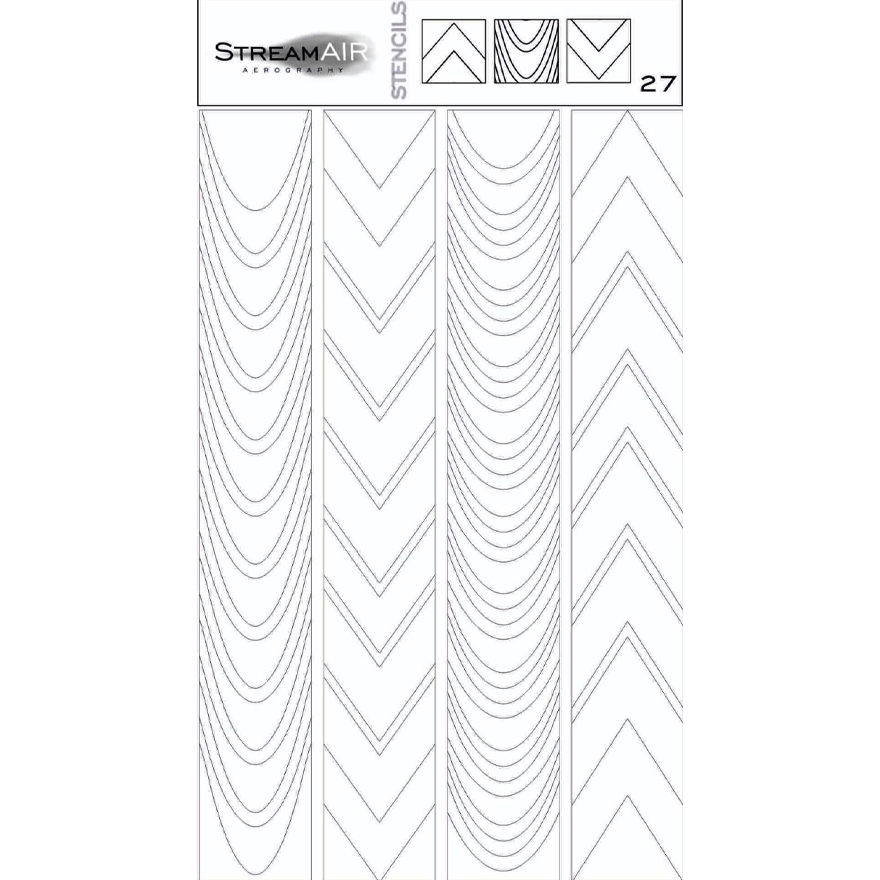 StreamAIR Airbrush stencil No. 27