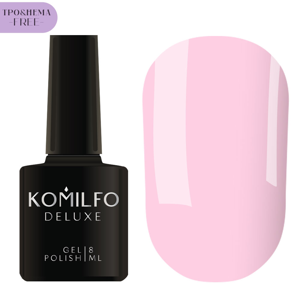 Gel varnish Komilfo DeLuxe Termo C003 (light brown, when heated - bright light green), 8 ml