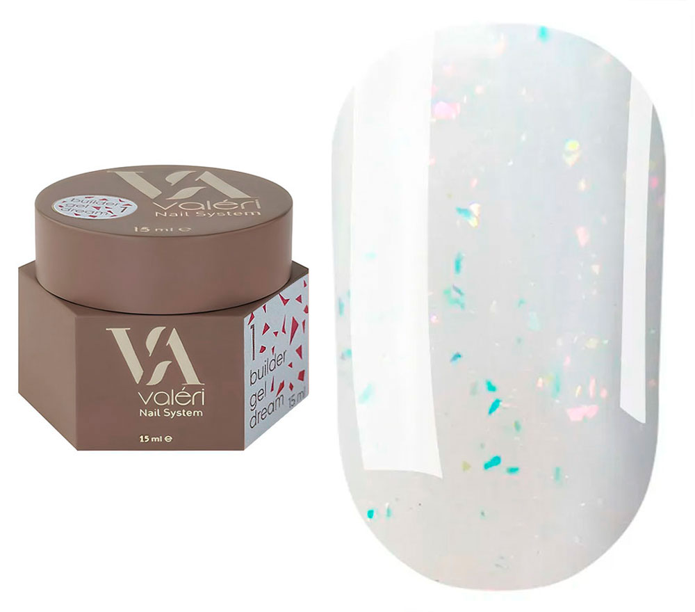 Valeri Гель для нігтів Builder Gel Dream №01, 30 мл Valeri Гель для нігтів Builder Gel Dream №01, 30 мл